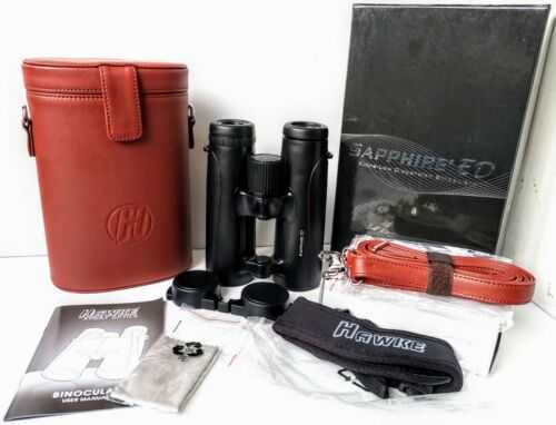 UNUSED HAWKE SAPPHIRE ED 8x43 EXTRA-LOW DISPERSION BINOCULARS HIGH-END DESIGN and