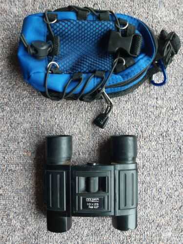 Compact Ranger Binoculars 10x25 with carry pouch