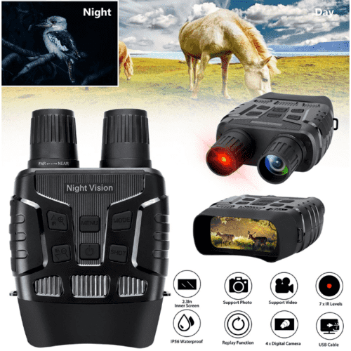 Day/Night Digital Binoculars 4X Zoom Infared Night Vision Telescopes Waterproof