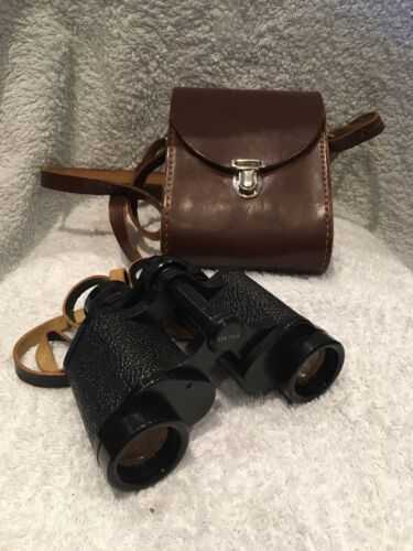 Carl Zeiss Jena Jenoptem 8 x 30 W Vintage Binoculars and Original Leather Case