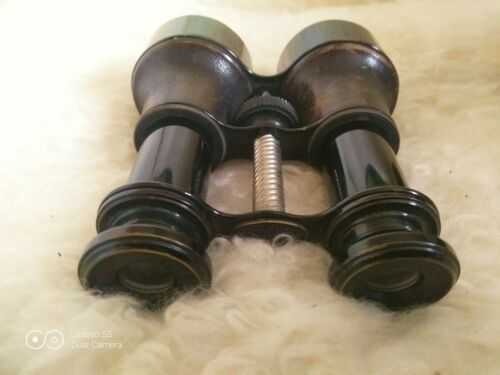 J H Steward Opticians Strand London Antique Brass Opera Glasses Binoculars.