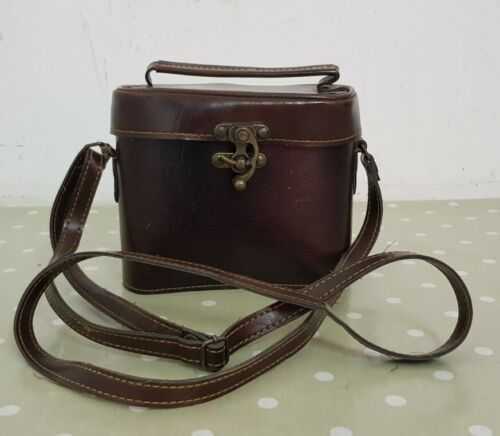 Quality Brown Leather Binoculars Case and Strap