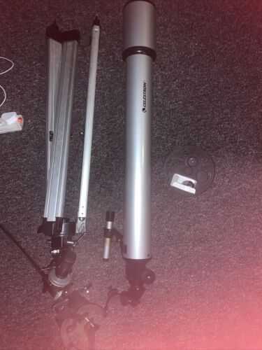 Celestron Powerseeker 80EQ With Stand Tripod Plus 3 Lenses SR4 + K20