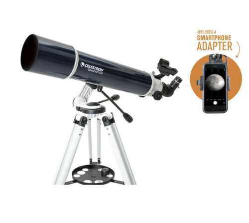 CELESTRON OMNI AZ 102 TELESCOPE with SMARTPHONE ADAPTOR FREE UPS DELIVERY