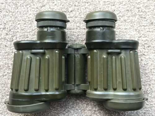 Fernglas Hensoldt Wetzlar 8 x 30 West German military binoculars with strap