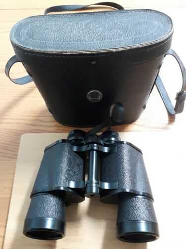 Cased MARK SCHEFFEL VERGUTETE OPTIK 35X50 FIELD 1.6 BINOCULARS No 52490