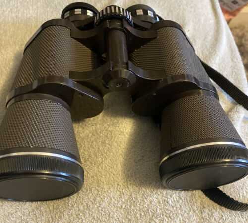 10 X 50 High Power Porro Prism Binoculars and Case Caps Bag Strap Birdwatching