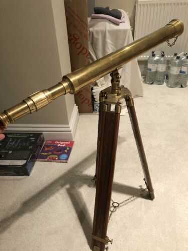 Wooden and Brass Telescope