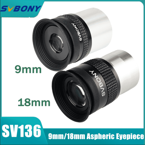 SVBONY 1.25inch  9/18mm Telescope Eyepieces Lens Wide Angle 72 Aspheric HD FMC