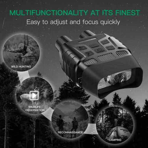 Night Vision Binoculars Goggles HD Digital Infrared Hunting Record Photo Video