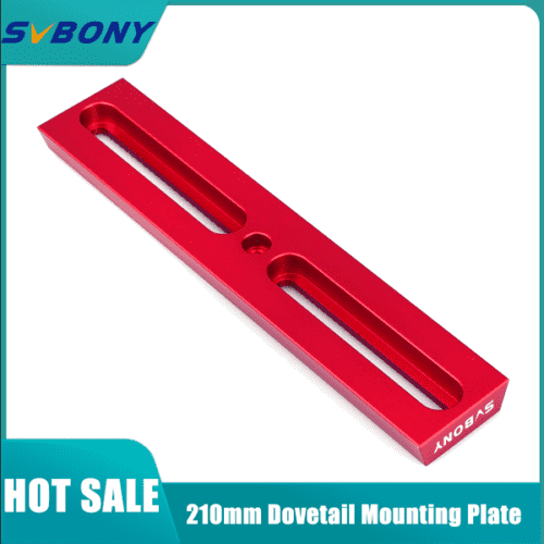 Red 210mm Guide Star Dovetail Mounting Plate Bracket for Astronomical Telescopes