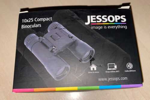 Jessops 10x25 binoculars Boxed New