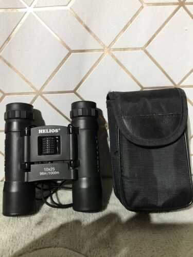 HELIOS BINOCULARS 10X25 96M/1000M BIRD-WATCHING COMES WITH FABRIC CASE