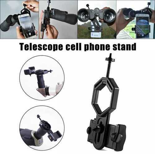 Mobile Phone Adapter Holder Black Telescope Mount For Smartphones Portable Nice