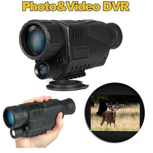 5x40 Night Vision Monocular 8GB Video Photo DVR 1.44in LCD 5MP Telescope 940nm/