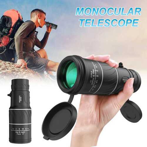 40x60 Monocular Telescope Portable Camera Zoom Hiking Hunting Full HD Outdoor