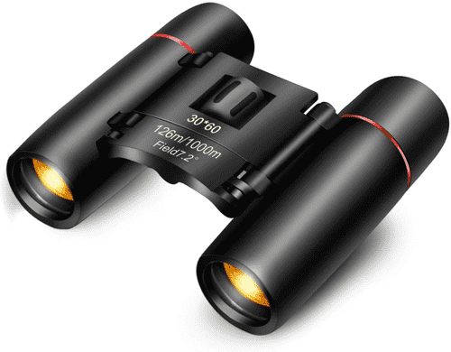 30x60 Small Compact Binoculars for Adults Kids Mini Binocular for Travel Hunting