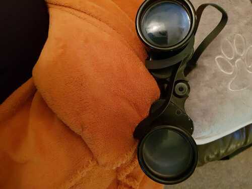 Binoculars With Carry Case Black Used