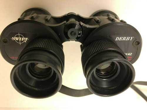 Rare Vintage SWIFT DERBY 7.5 x 42 High Resolution Binoculars - 367'/1000yds