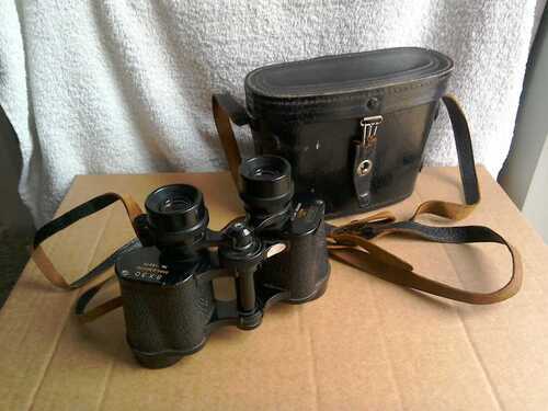 Vintage Tecnar 8 x 30 Binoculars By Swift - Coated Optics - No 15675 - With Case