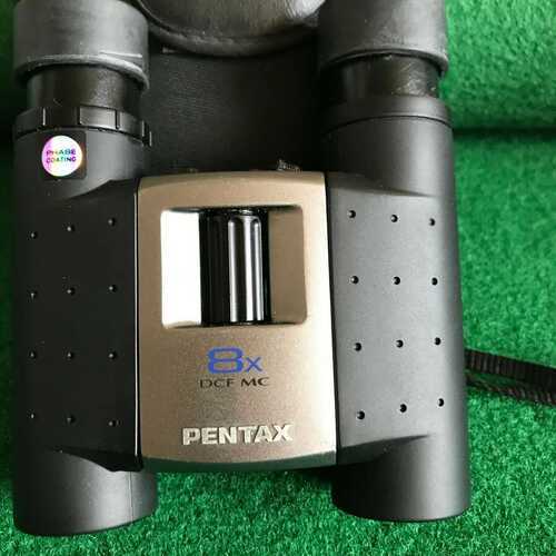 The Original Pentax 8x22 fov 6.3 Phase coated DCF MC pocket binoculars and case