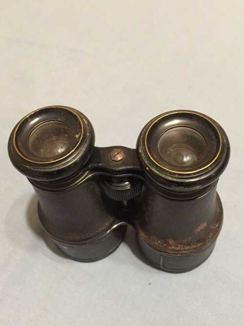 Vintage Binoculars with leather case