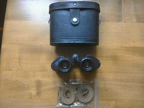 Russian made bnu5 8x30 porro prism binoculars.