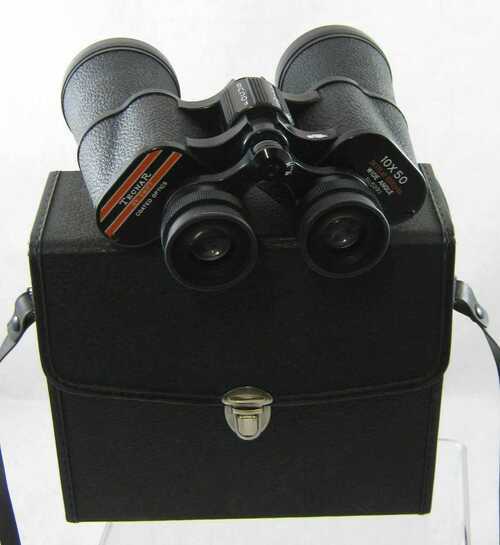 Vintage Tecnar by Swift 10 x 50 Binoculars and case