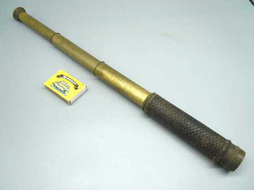 ANTIQUE BRASS 3 DRAW TELESCOPE