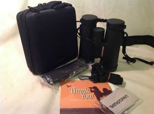 Wingspan 8 x 42 Waterproof - Bak4 Prism - Fully Multicoated Binoculars and Case