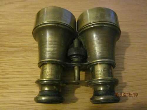 ANTIQUE 1883 ANCHOR LINE PRESENTATION BINOCULARS- EXCELLENT CONDITION