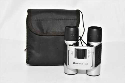 Small binoculars, never used, National Trust, with carry case 8x21