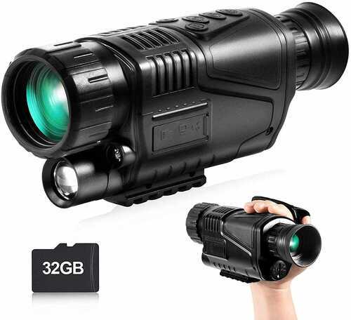 Infrared Night Vision Monocular Goggles Scope 8X40 HD Photos and Video Playback