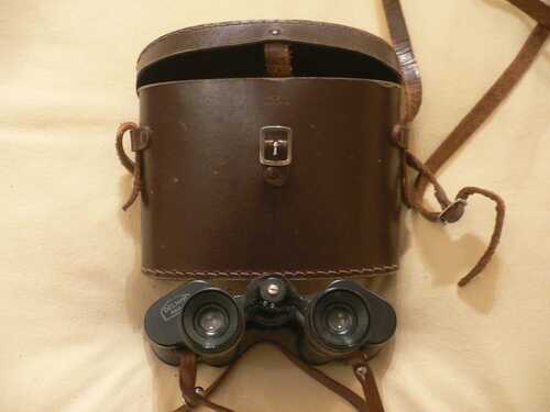 Delmar Binoculars 8x26 Made in France With Leather Case