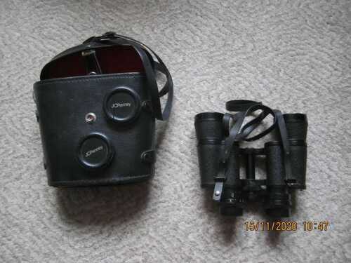 Vintage Binoculars JC Penney,from the 1970's  7/35,Case incl etc