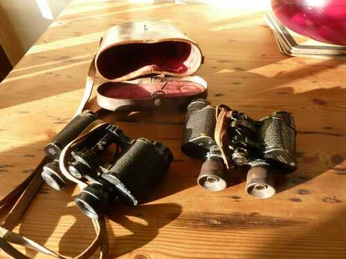 CARL ZEISS BINOCULARS + ZEISSLAR SPARES OR REPAIRS JENOPTEM