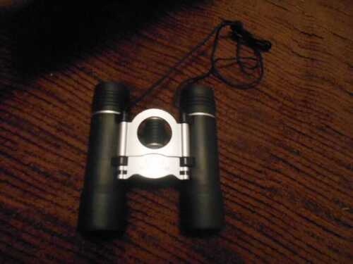 Binoculars 10x25 Black and Silver