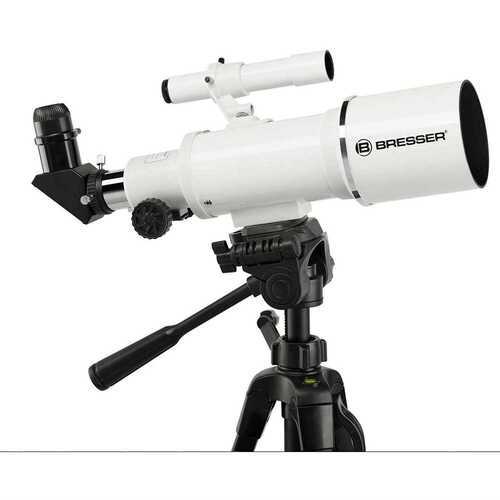 Bresser Classic 70/350 Refractor Telescope Aluminium Mount and Smartphone Holder