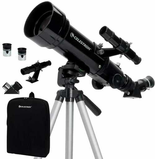 Celestron 21035 Travel Scope 70 Portable Refractor Telescope Kit with Backpack