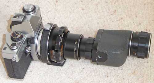 GLANZ MICRO TM Mk.2. MONOCULAR WITH CAMERA MOUNTING KIT