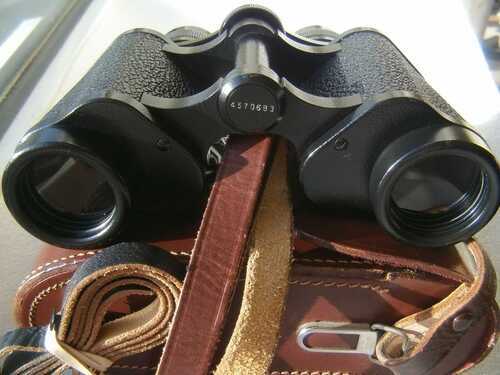 Carl Zeiss Jenoptem German Binocular 8x30 154@1000 wide Pristine+Red Lined Case