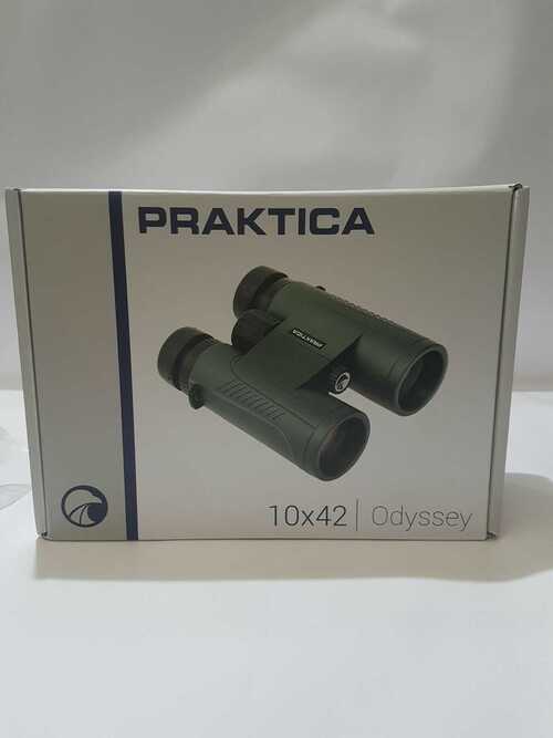 PRAKTICA Odyssey 8x42mm Green Waterproof FMC Optics Binoculars with FREE CASE