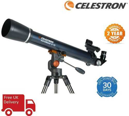 Celestron AstroMaster LT 70AZ Telescope 21074 (UK Stock)