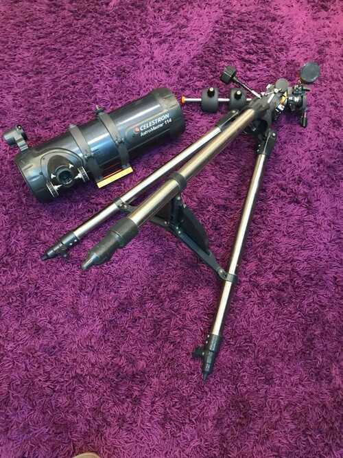 Celestron Telescope Astromaster 114 and tripod