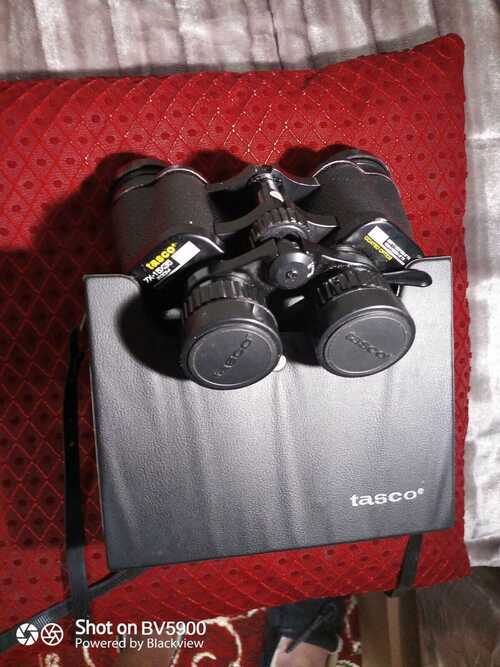 vintage tasco binoculars 7x 15x35 mm With Case