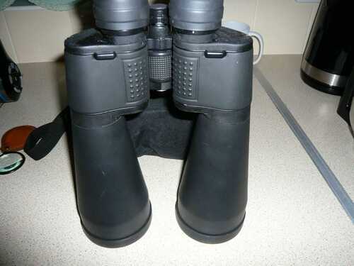 REVELATION ASTRO BINOCULARS. LONG EYE RELIEF.LARGE 28 CMS LONG.