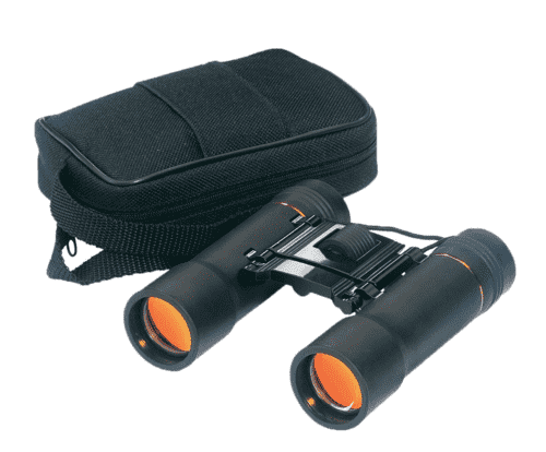 Draper 12x25 Compact Binoculars (Black) 216g Weight With Neck Strap Pouch 79528