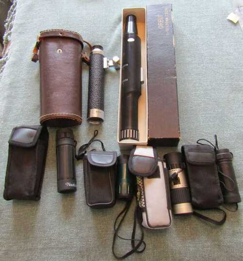 COLLECTION OF MONOCULARS AND TELESCOPES