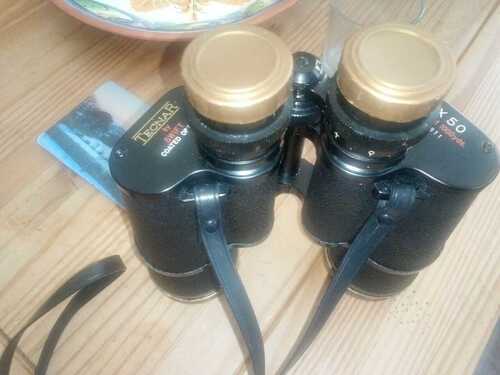 Binoculars 7 x 50 resolution.