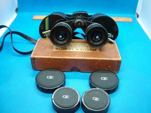 Vintage Chinon Zoom, 7-15 x 30 Magnification. Rocker Focus Bar  with Case.